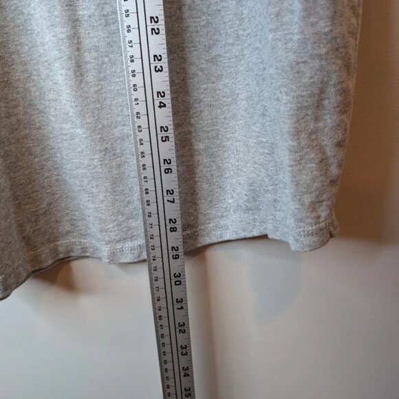 L L Bean BeanBuilt Cotton Tees Pocket ShortSleeve L Reg  Mens Heather Grey - Picture 7 of 8